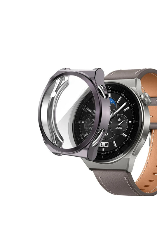 Huawei Watch GT2 46mm Dota Camlı Kasa Ekran Koruyucu - Uzay Grisi 2