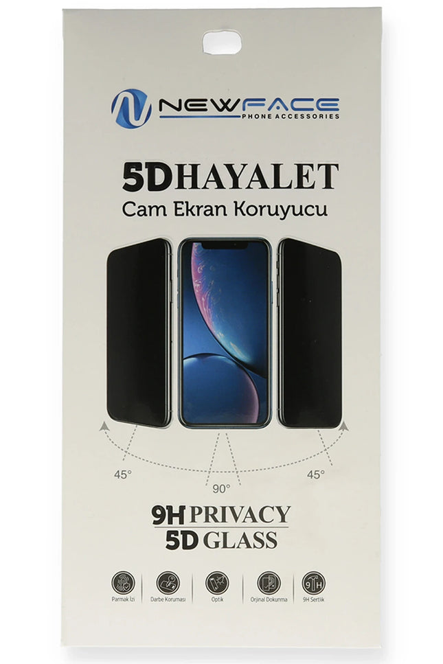 Huawei Y5P 5D Hayalet Cam Ekran Koruyucu