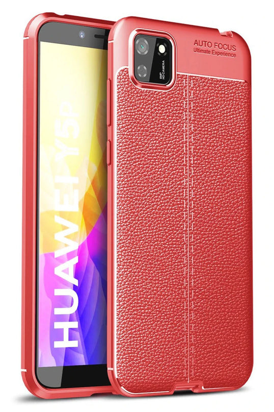 Huawei Y5P Auto Focus Kapak Kılıf - Kırmızı