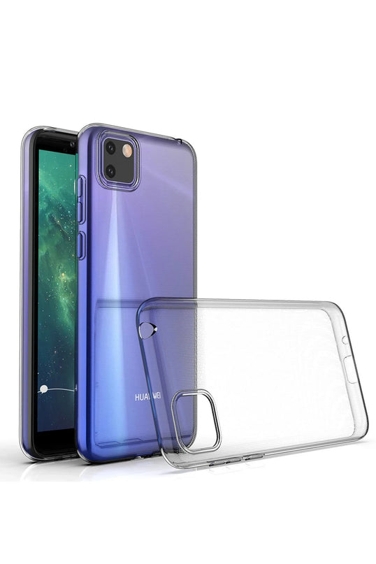 Huawei Y5P Lüx Şeffaf Silikon Kılıf 3