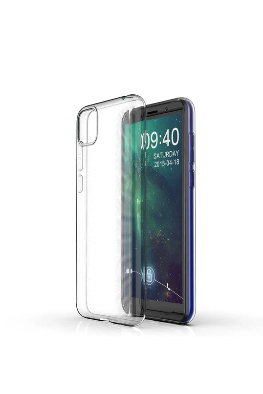 Huawei Y5P Lüx Şeffaf Silikon Kılıf