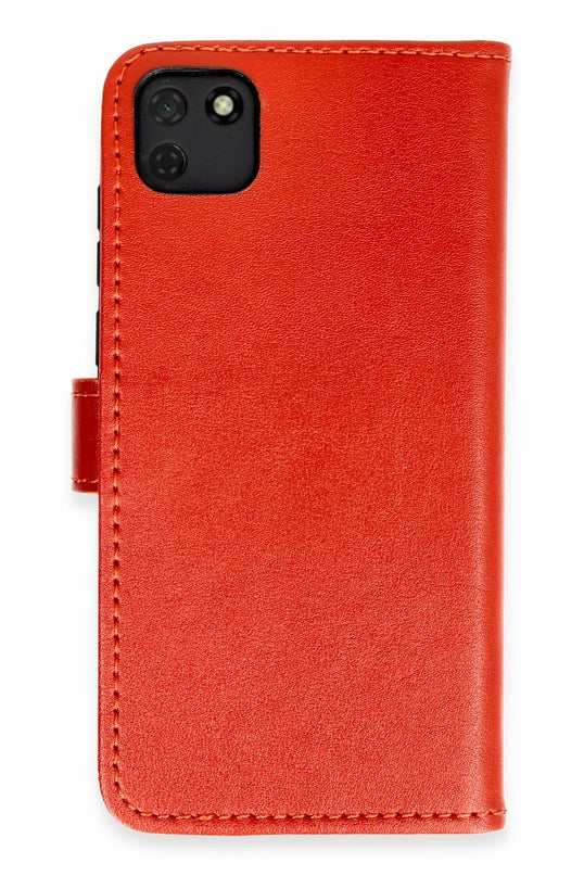 Huawei Y5P Trend S Plus Kapaklı Kılıf - Kırmızı