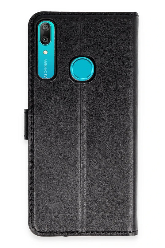 Huawei Y6 Prime Trend S Plus Kapaklı Kılıf - Siyah
