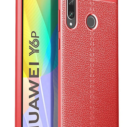 Huawei Y6P Auto Focus Kapak Kılıf - Kırmızı