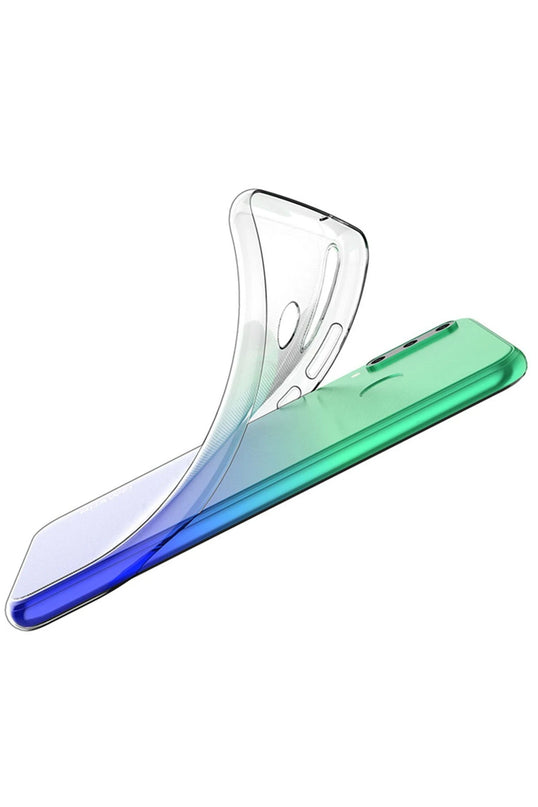Huawei Y6P Lüx Şeffaf Silikon Kılıf 3