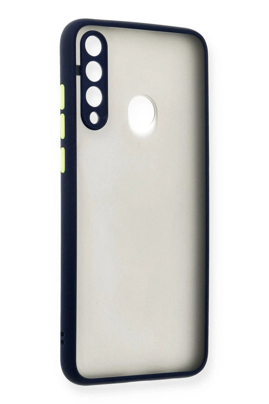Huawei Y6P Montreal Silikon Kapak Kılıf - Lacivert 2