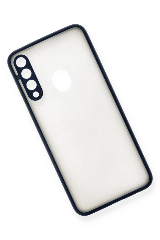 Huawei Y6P Montreal Silikon Kapak Kılıf - Lacivert 3