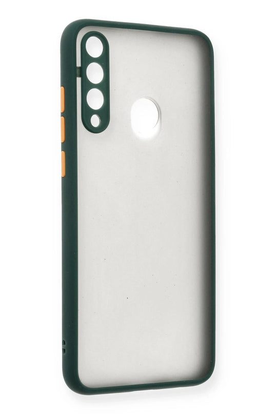 Huawei Y6P Montreal Silikon Kapak Kılıf - Yeşil 2