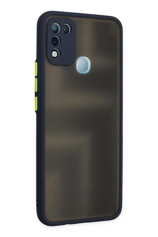 Infinix Hot 10 Play Montreal Silikon Kapak Kılıf - Lacivert 2