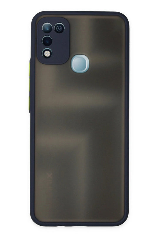 Infinix Hot 10 Play Montreal Silikon Kapak Kılıf - Lacivert