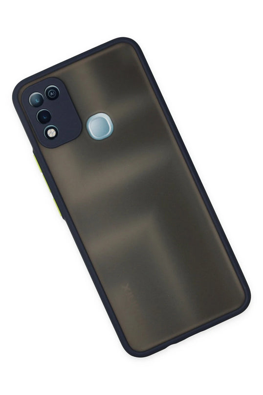 Infinix Hot 10 Play Montreal Silikon Kapak Kılıf - Lacivert 3