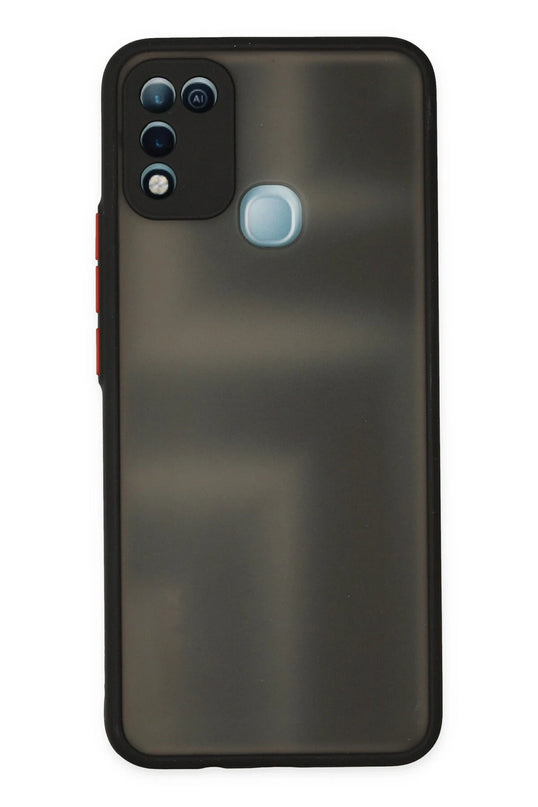 Infinix Hot 10 Play Montreal Silikon Kapak Kılıf - Siyah