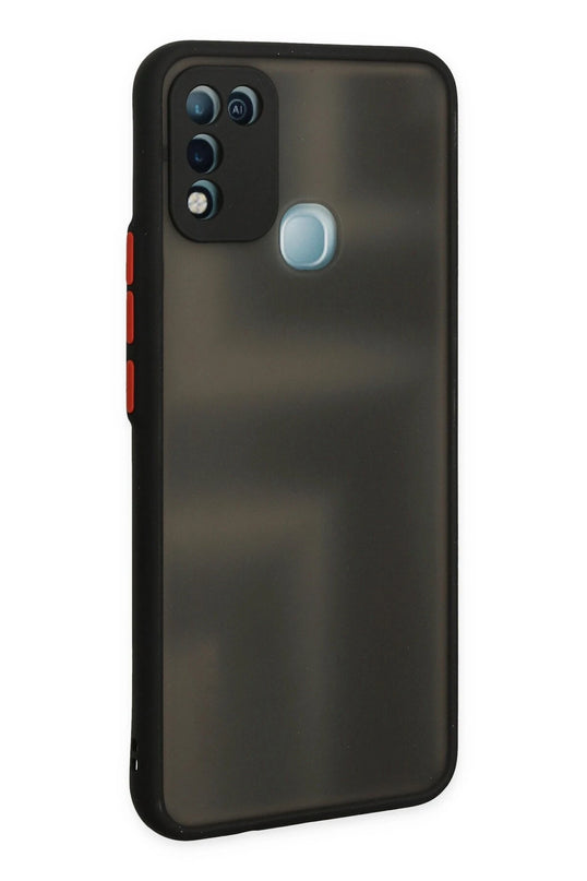 Infinix Hot 10 Play Montreal Silikon Kapak Kılıf - Siyah 2
