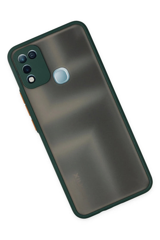 Infinix Hot 10 Play Montreal Silikon Kapak Kılıf - Yeşil 3