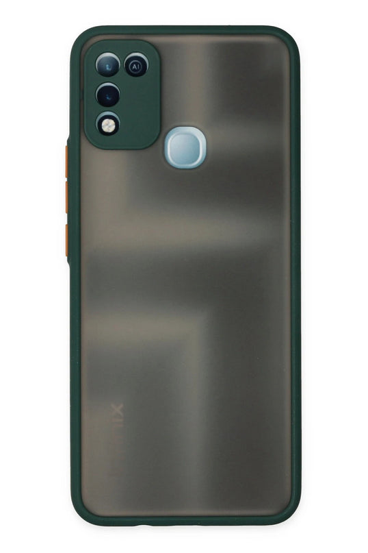 Infinix Hot 10 Play Montreal Silikon Kapak Kılıf - Yeşil