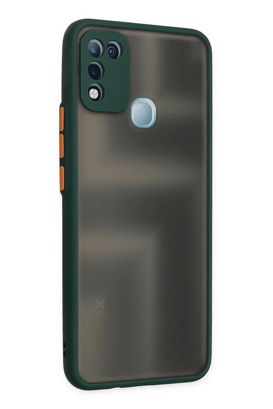 Infinix Hot 10 Play Montreal Silikon Kapak Kılıf - Yeşil 2