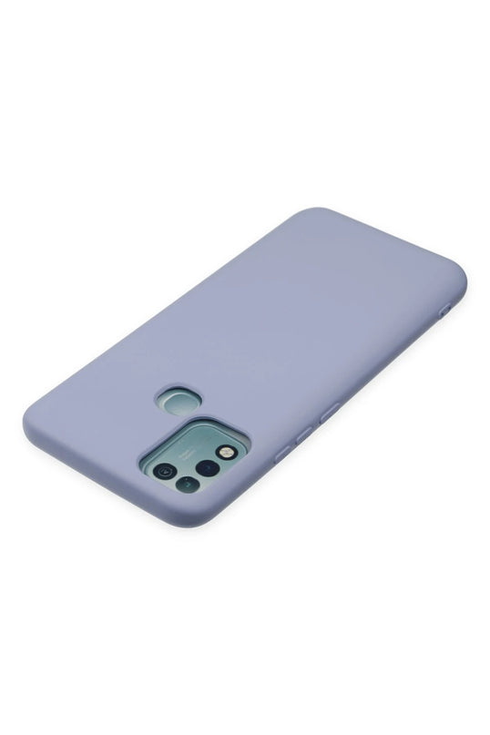 Infinix Hot 10 Play Nano içi Kadife Silikon Kılıf - Lila 4