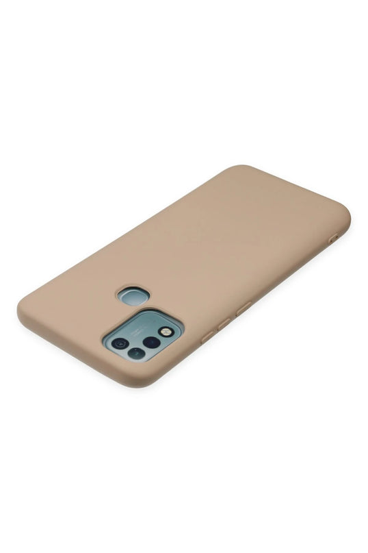 Infinix Hot 10 Play Nano içi Kadife Silikon Kılıf - Pudra 5