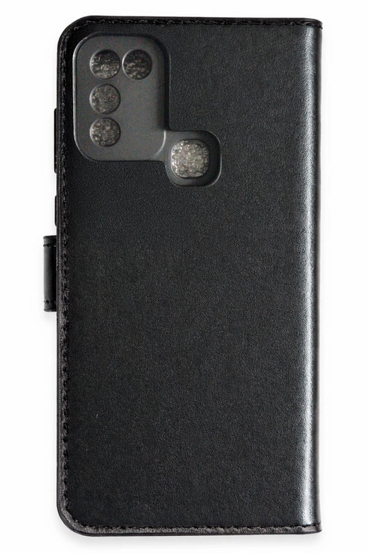 Infinix Hot 10 Play Trend S Plus Kapaklı Kılıf - Siyah