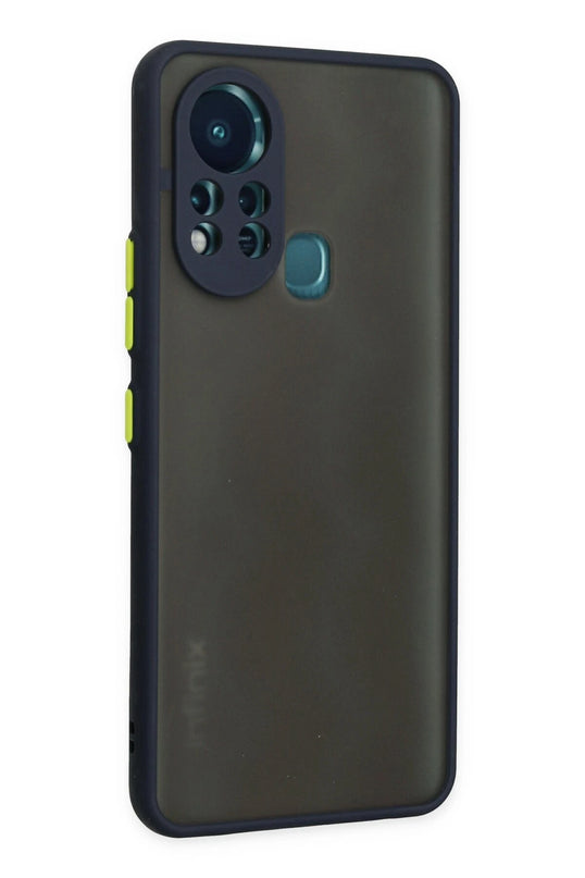 Infinix Hot 11s Montreal Silikon Kapak Kılıf - Lacivert 2