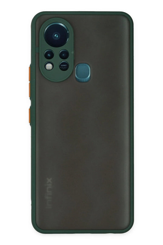 Infinix Hot 11s Montreal Silikon Kapak Kılıf - Yeşil