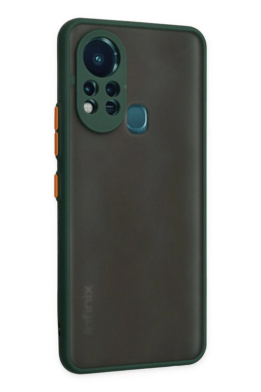 Infinix Hot 11s Montreal Silikon Kapak Kılıf - Yeşil 2