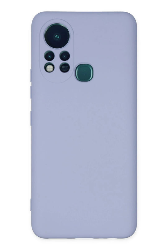 Infinix Hot 11s Nano içi Kadife Silikon Kılıf - Lila
