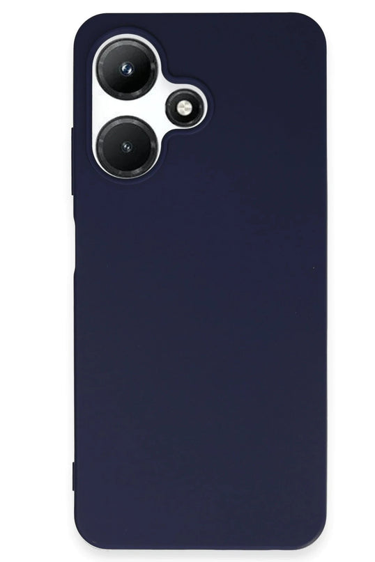 Infinix Hot 30i First Silikon Kılıf - Lacivert