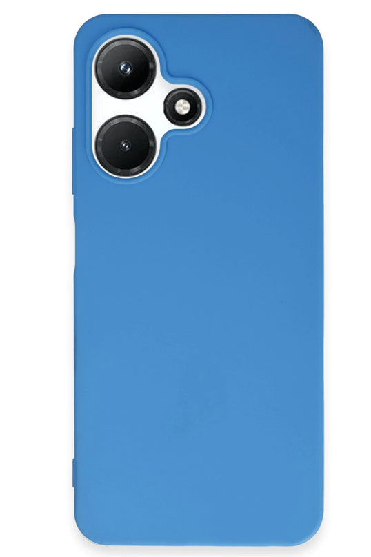 Infinix Hot 30i First Silikon Kılıf - Mavi
