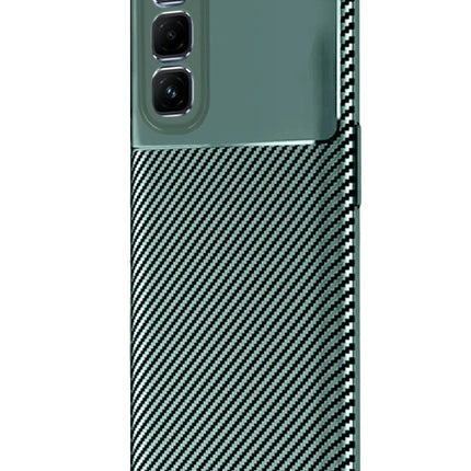 Infinix Hot 50 4G Auto Focus Karbon Kapak Kılıf - Koyu Yeşil 2