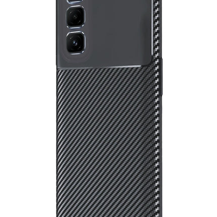 Infinix Hot 50 4G Auto Focus Karbon Kapak Kılıf - Siyah 2