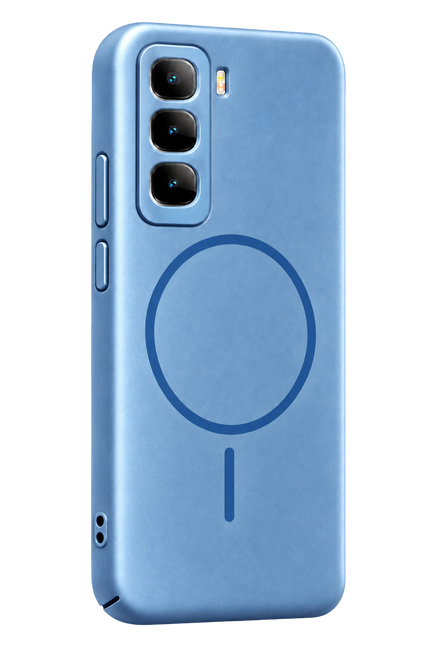 Infinix Hot 60i 4G Mika PC Magsafe Kapak Kılıf - Açık Mavi