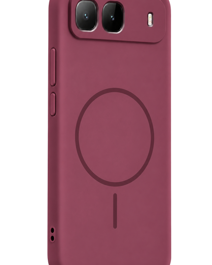 Infinix Hot 60i 5G Mika PC Magsafe Kapak Kılıf - Bordo