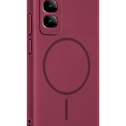 Infinix Hot 60i 4G Mika PC Magsafe Kapak Kılıf - Bordo