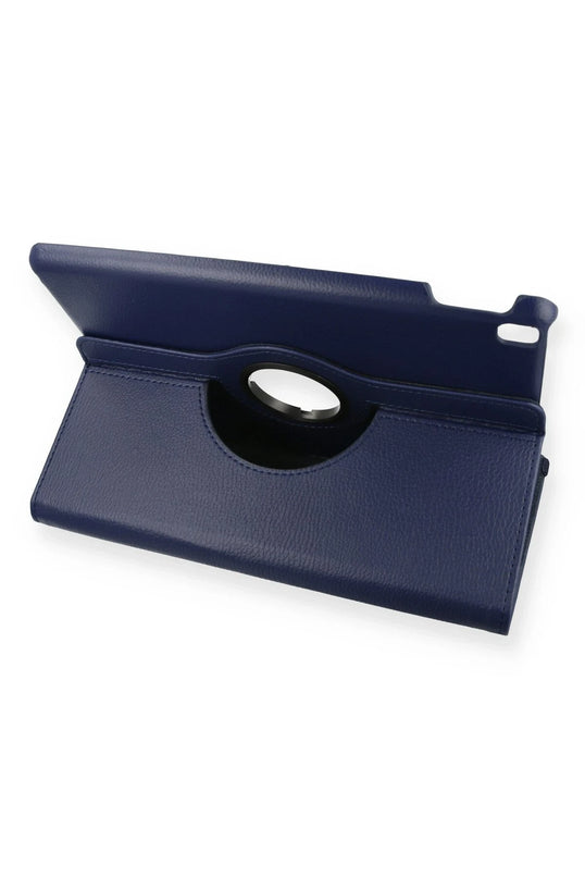 iPad 10.2 (7.nesil) 360 Tablet Deri Kılıf - Lacivert