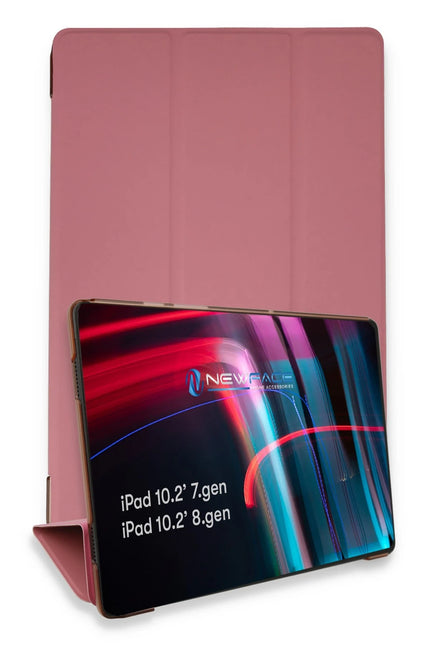 iPad 10.2 (7.nesil) Tablet Smart Kılıf - Pembe