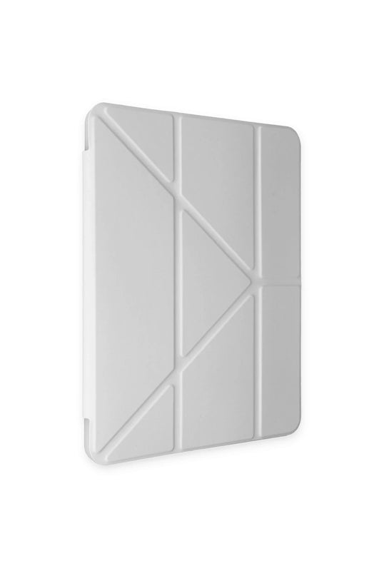iPad 10.2 (8.nesil) Kalemlikli Mars Tablet Kılıfı - Gri 4