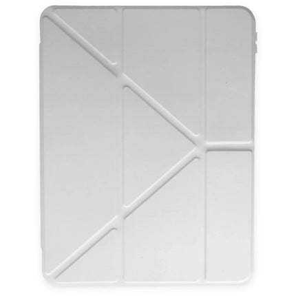 iPad 10.2 (8.nesil) Kalemlikli Mars Tablet Kılıfı - Gri 3