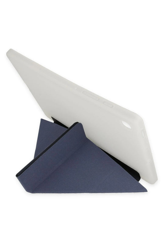 iPad 10.2 (8.nesil) Kalemlikli Mars Tablet Kılıfı - Lacivert 2