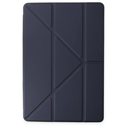 iPad 10.2 (8.nesil) Kalemlikli Mars Tablet Kılıfı - Lacivert 3