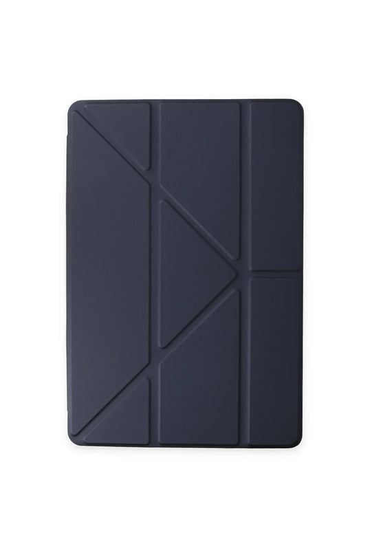 iPad 10.2 (8.nesil) Kalemlikli Mars Tablet Kılıfı - Lacivert 3