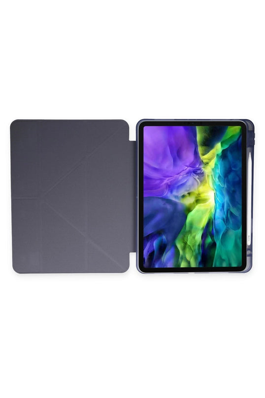 iPad 10.2 (8.nesil) Kalemlikli Mars Tablet Kılıfı - Lavender 5