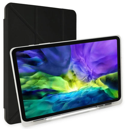 iPad 10.2 (8.nesil) Kalemlikli Mars Tablet Kılıfı - Siyah