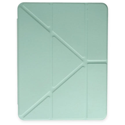 iPad 2025 10.9 10.Nesil (A16) Kalemlikli Mars Tablet Kılıfı - Açık Yeşil 3