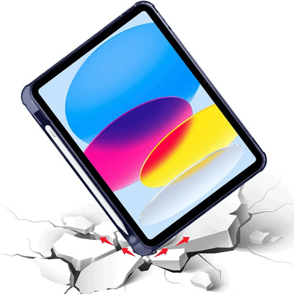 iPad 2025 10.9 10.Nesil (A16) Kalemlikli Mars Tablet Kılıfı - Lacivert 5