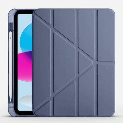 iPad 2025 10.9 10.Nesil (A16) Kalemlikli Mars Tablet Kılıfı - Lavender