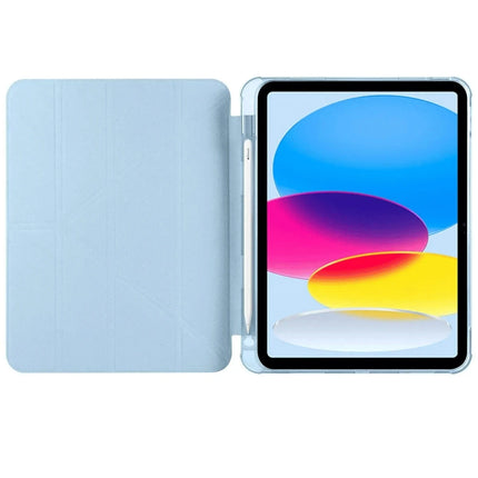 iPad 2025 10.9 10.Nesil (A16) Kalemlikli Mars Tablet Kılıfı - Mavi 3