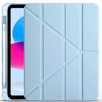 iPad 2025 10.9 10.Nesil (A16) Kalemlikli Mars Tablet Kılıfı - Mavi