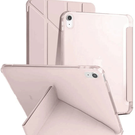 iPad 2025 10.9 10.Nesil (A16) Kalemlikli Mars Tablet Kılıfı - Rose Gold 2