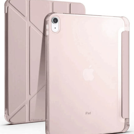 iPad 2025 10.9 10.Nesil (A16) Kalemlikli Mars Tablet Kılıfı - Rose Gold 4